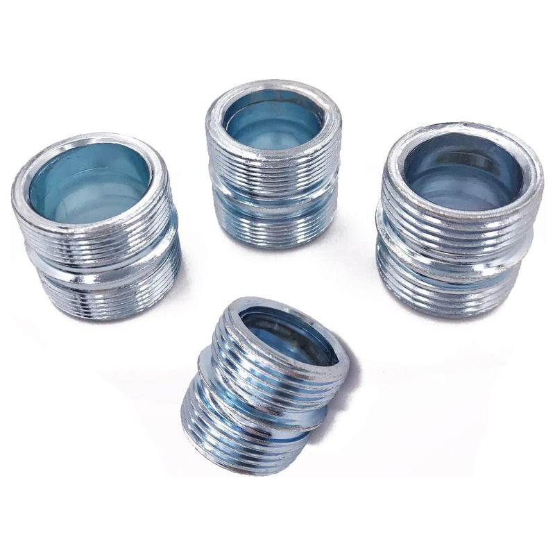 HOWDIA 1.2mm/ 0.047" Coarse Thread Connectors for 25.4mm/ 1" Outside Diameters Wire Shelving Poles with 23.0 mm Hole and 1.2 mm Wall Thickness, 4-Pack - Image 1